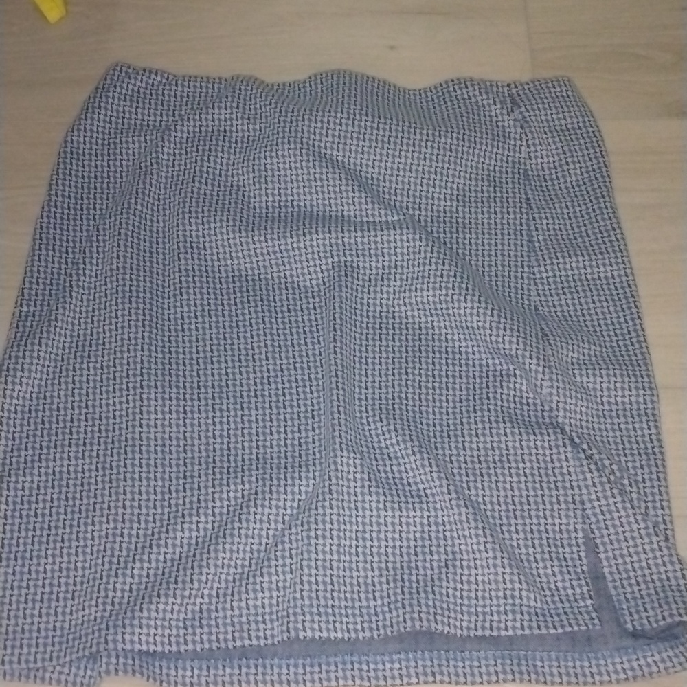 Blue mini skirt